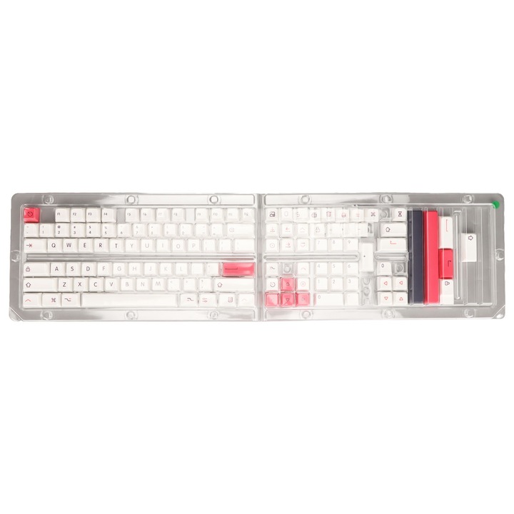 Tastatura numerica wireless Jormftte 35 taste, design ultra subtire, conexiune Bluetooth, alb