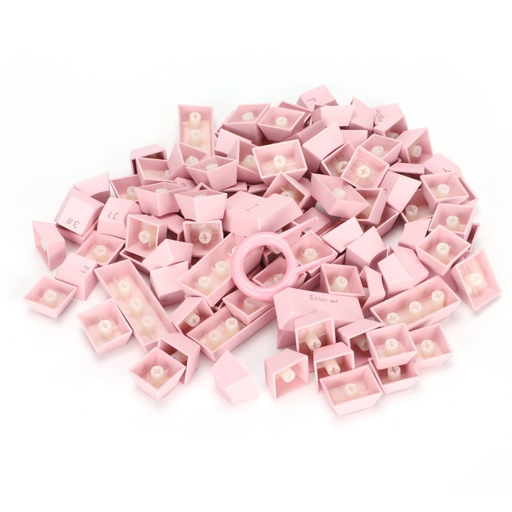 Set 4 capace de taste colorate Jormftte pentru tastaturi mecanice, PBT, usor de instalat