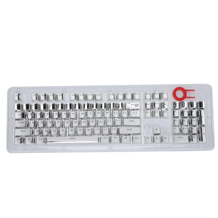 Tastatura wireless pliabila Jormftte, aurie, pentru telefon si tableta, 27 taste functionale, design din aluminiu