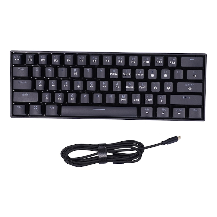 Tastatura pliabila Jormftte 106 taste, waterproof, roz