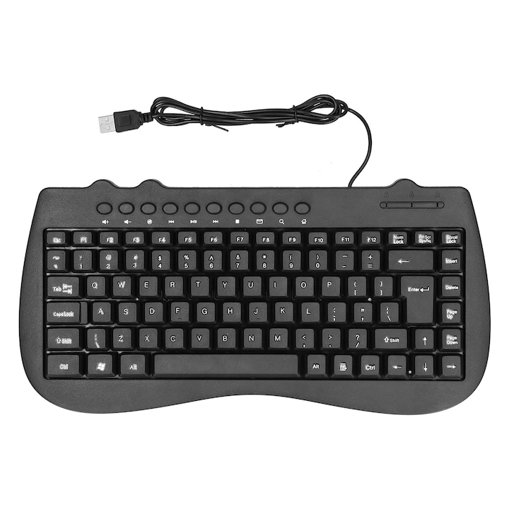 Tastatura mecanica Jormftte, 84 taste, 3 moduri, iluminare RGB, conectivitate Bluetooth, USB-C