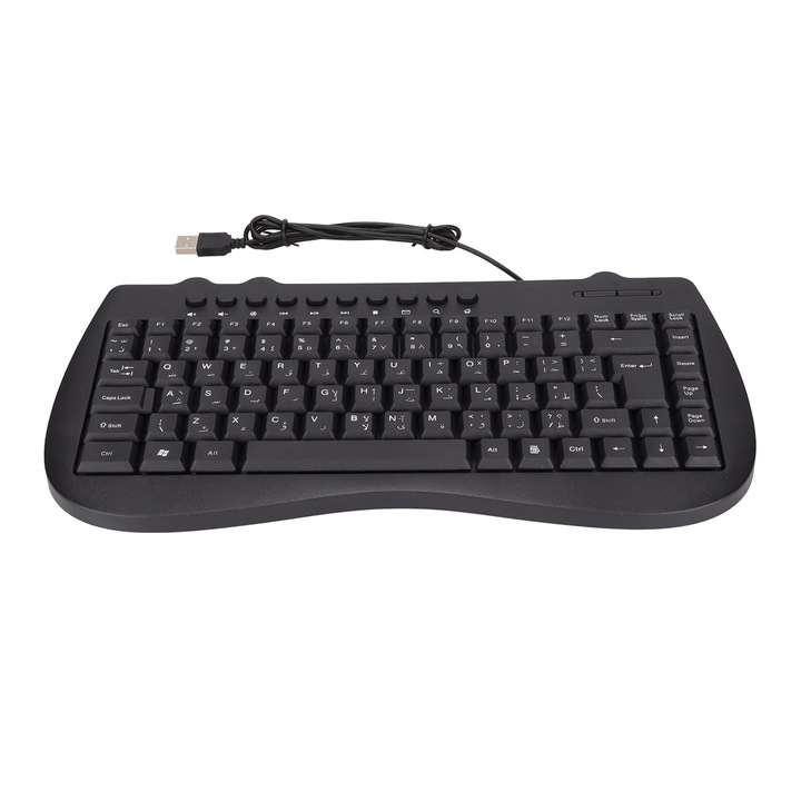 Tastatura mecanica Jormftte, 82 taste, alb, conectare wireless 2.4G/BT3.0/5.0, iluminare RGB