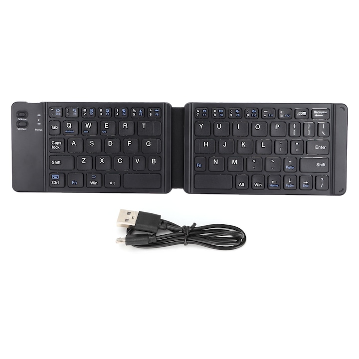 Tastatura virtuala portabila Jormftte, proiectie laser, USB, compatibila cu IOS/Android