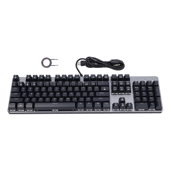 Set tastatura si mouse Jormftte, wireless, alb, 1,4ghz, arc keys, micro-switch silentios
