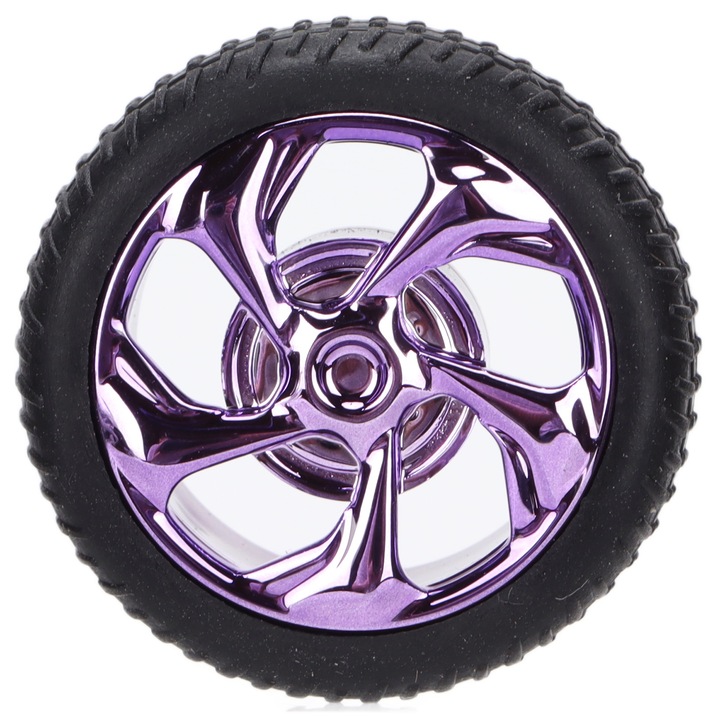 Jormftte, egyedi billentyűzetvédők, kerék alakú, metál, forgatható, lila