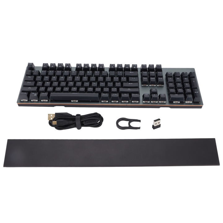Tastatura wireless pliabila Jormftte, 65 taste, neagra, portabila, ultra subtire, pentru laptopuri, tablete, smartphone-uri