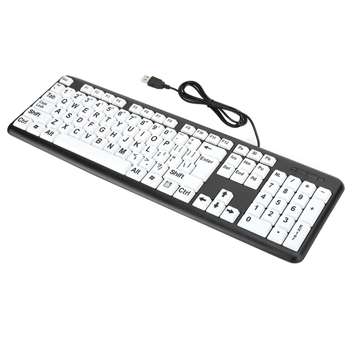 Tastatura mecanica DIY Jormftte, 68 taste, layout 65%, wireless 2.4G, alb