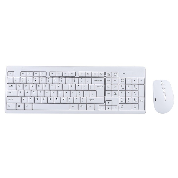 Tastatura USB Jormftte, mini, ultra subtire, 78 taste, design rezistent la stropire, pentru birou si jocuri