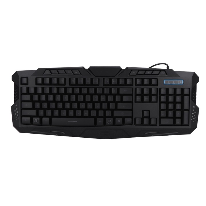 Tastatura wireless Jormftte 2.4GHz cu touchpad, 78 taste, design rezistent la stropire, material ABS