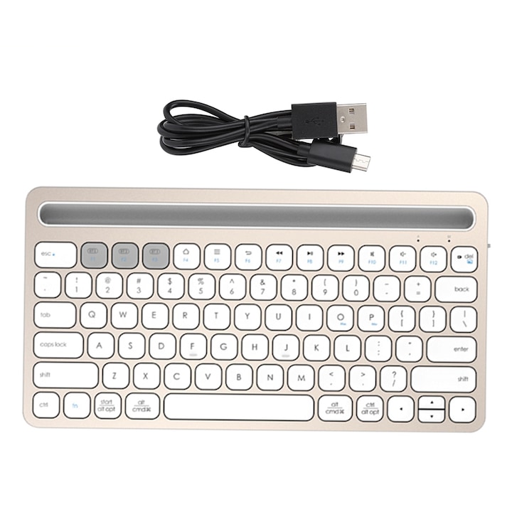 Tastatura mecanica cu cablu Jormftte, 21 taste, design ergonomic, iluminare RGB, interfata USB A