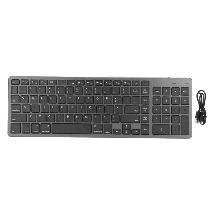 Tastatura de gaming Jormftte V500 cu converter integrat, iluminare RGB, pentru PS3/4, Xbox, Switch