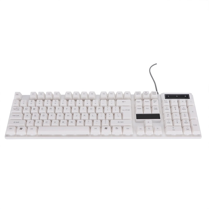 Set 5 Piese Capace Metalice Tastatura Jormftte, Texturi Frumoase, Argintiu