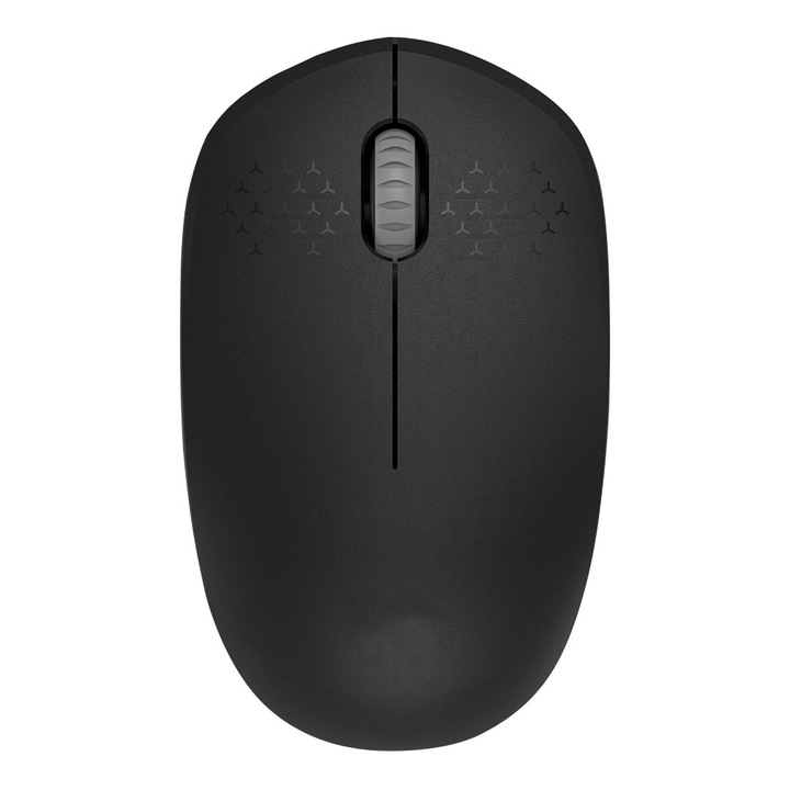 Mouse wireless Jormftte I210 2.4G 3 butoane 1600 DPI, negru