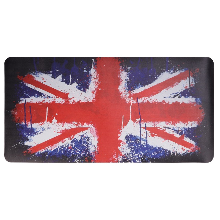 Egérpad Jormftte, PU bőr asztali alátét, vastag védelem, 300x600x2mm, fekete