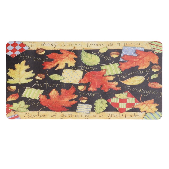 Egérpad Jormftte, juharlevél mintás, 300x600x2mm, dekoratív, multifunkcionális