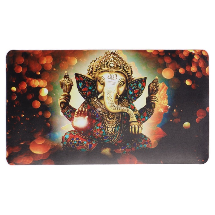 Egérpad Jormftte, PU bőr, 300x600x2mm, vastagított védelem, elefánt mintás