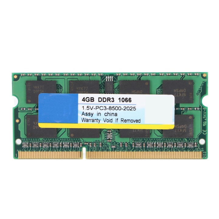 ΠΠ°ΠΌΠ΅Ρ RAM, Mmgoqqt, DDR3, 4GB, 1066Mhz, PC3-8500, 204PIN
