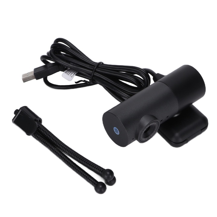 Jormftte USB 1080P webkamera, dupla mikrofon, zajcsökkentés, plug and play