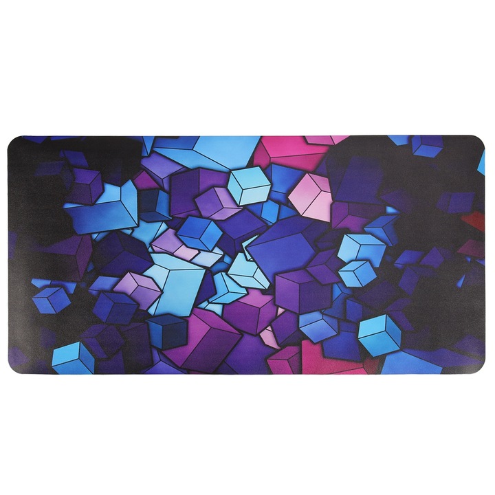 Jormftte nagy egérpad, geometrikus mintás, csúszásmentes, vízálló, 300x600x2mm