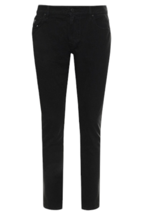 Férfi lyocell keverék farmernadrág, Guess Jeans, fekete, W36-L32