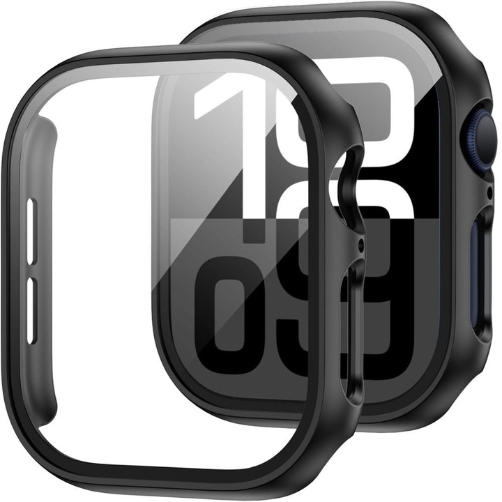 Калъф със защита на екрана TECH-PROTECT Defense 360 съвместим с Apple Watch 10 46mm Черен