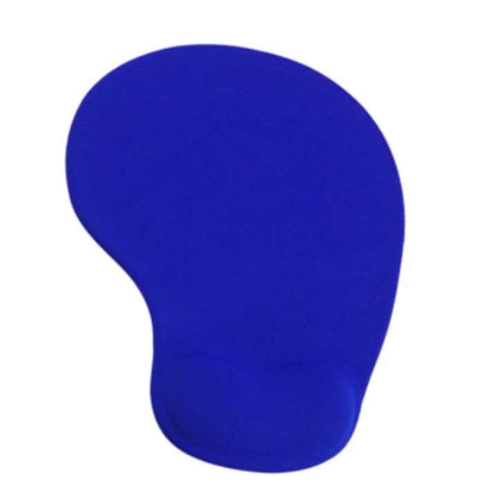 Egérpad csuklótámasszal, Jormftte, szilikon, kényelmes, királykék színű