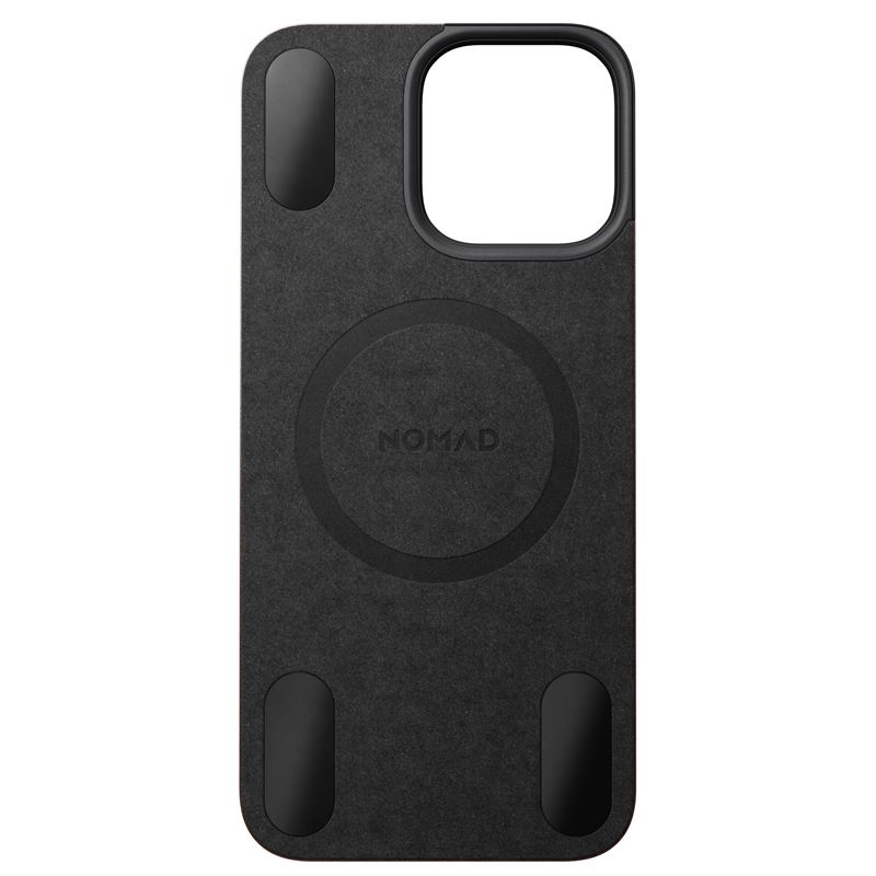 Skin NOMAD Magnetic Horween Leather Back compatibil cu iPhone 16