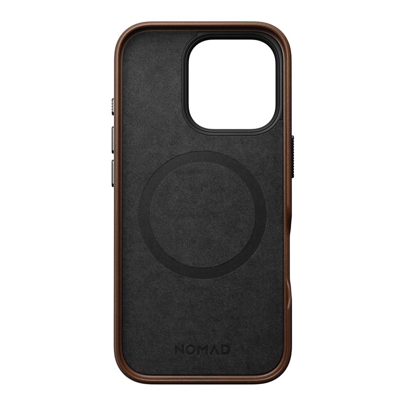 Carcasa NOMAD Traditional Leather MagSafe compatibila cu