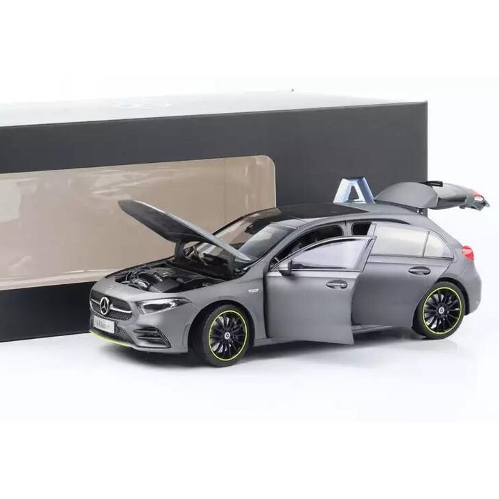 Macheta Mercedes-Benz A-Klasse gri inchis - 1/18 Norev