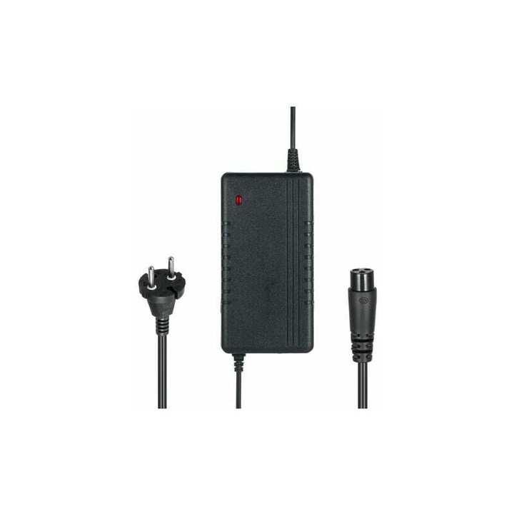 Зарядно устройство за електрически скутери 54,6 V 2 A, зарядно устройство за литиево-йонна батерия, 3-пинов линеен конектор, подходящ за електрически скутер Kugoo M4