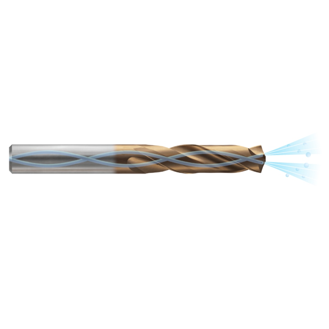 Burghiu carbura cu racire interna, Euro Issa, 5xD, Dream Drill Pro