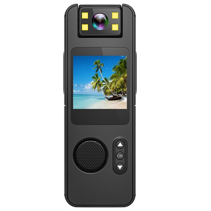 DVR за кола Body Cam 1080P, 1.4" LCD, детекция на движение, ясен звук, 256GB