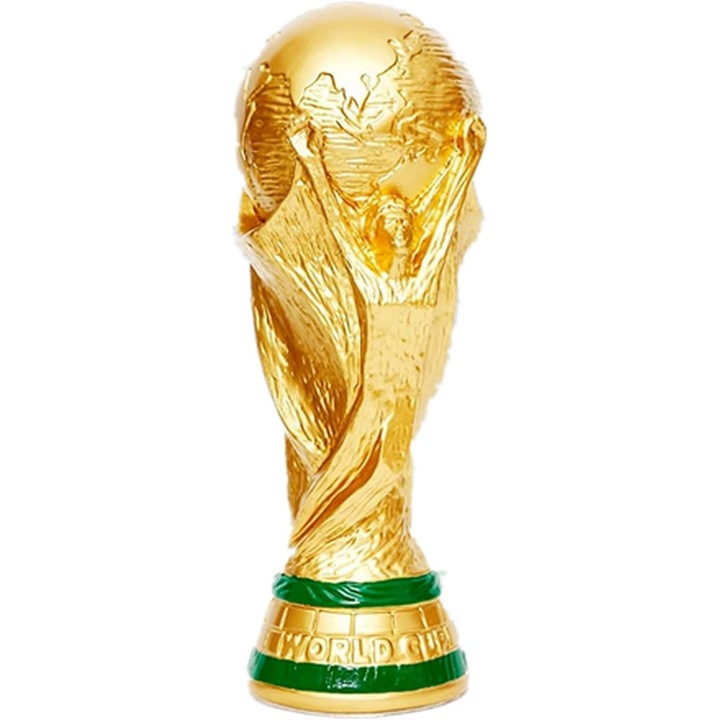 Replica trofeu fotbal Hercules din rasina ecologica, decorativ, 30x15cm