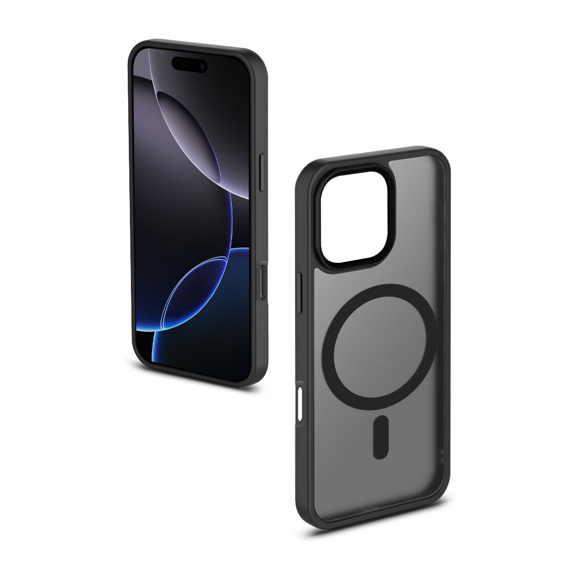 Husa de Protectie, Compatibila Apple iPhone 16 Pro, Doctor Shield Fantom, MagSafe - Negru