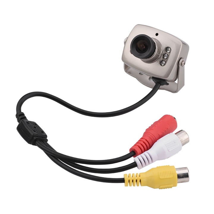 Камера за наблюдение, 3.6mm, аудио/видео, 700 TV Line, 36x28x36mm