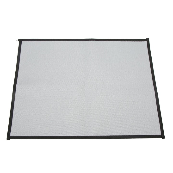 Tampa ignifuga Enforose, din fibra de sticla si silicon, rezistenta la temperaturi inalte, 60x90cm, pentru camping si BBQ, set cu sac de depozitare