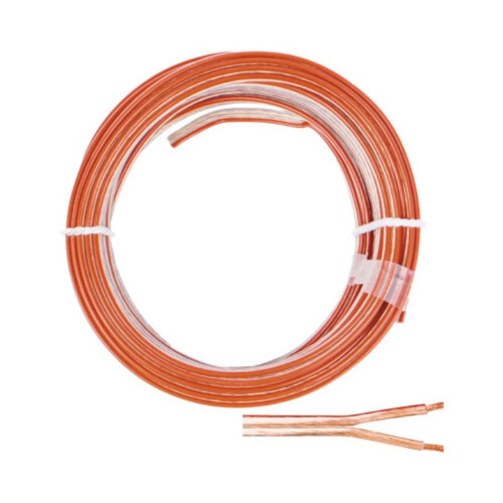 Cablu H05vh-h 2x1, 5 Mm² Transparent, Inel 10m