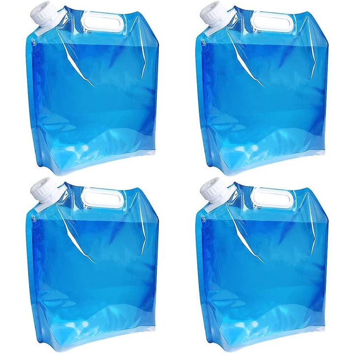 Сгъваем съд за вода Enforose, екологичен, материал за хранителни цели, преносим, 10л