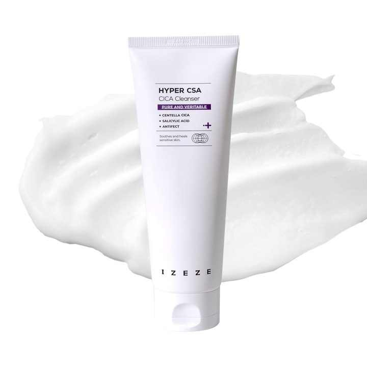 Gel de curatare calmant si regenerant cu Centella Asiatica, Acid Salicilic si ingredientul brevetat Antifect, Hyper CSA Cica, IZEZE, 150 ml