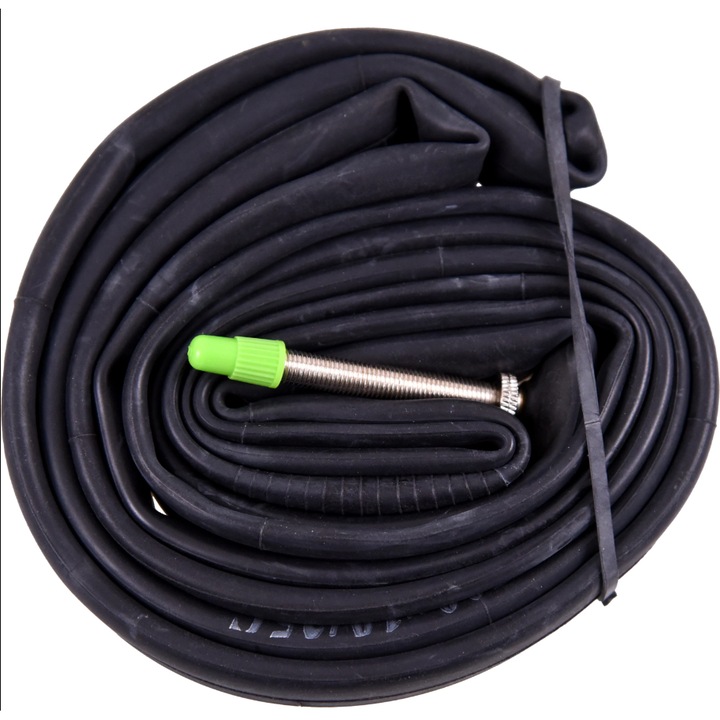 Gumibelső 700x28/32 méretű Slime anti-pan oldattal Presta szeleppel