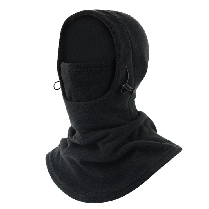 Cagula, poliester respirabil, negru, unisex, marime universala