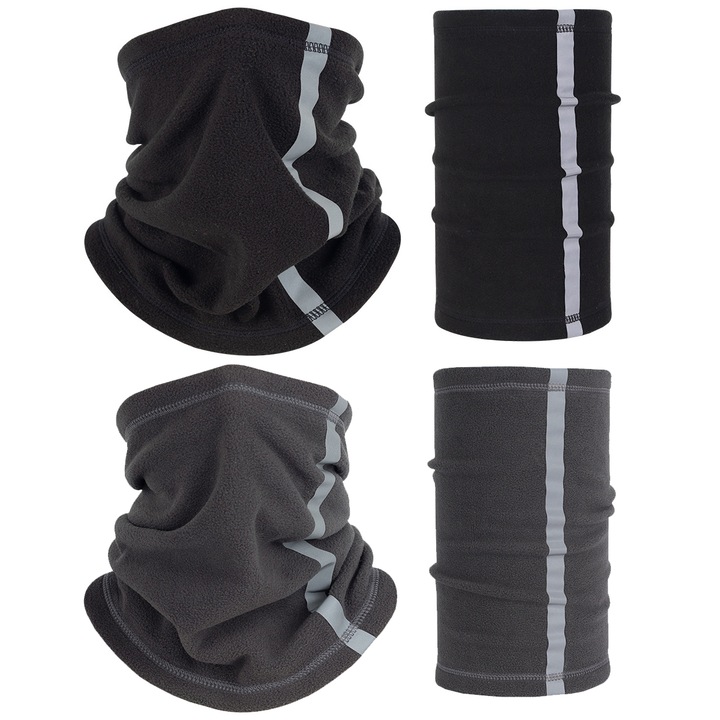 Многофункционални шалове AMRNUGL, ветроупорна материя, еластични, топли, комплект
