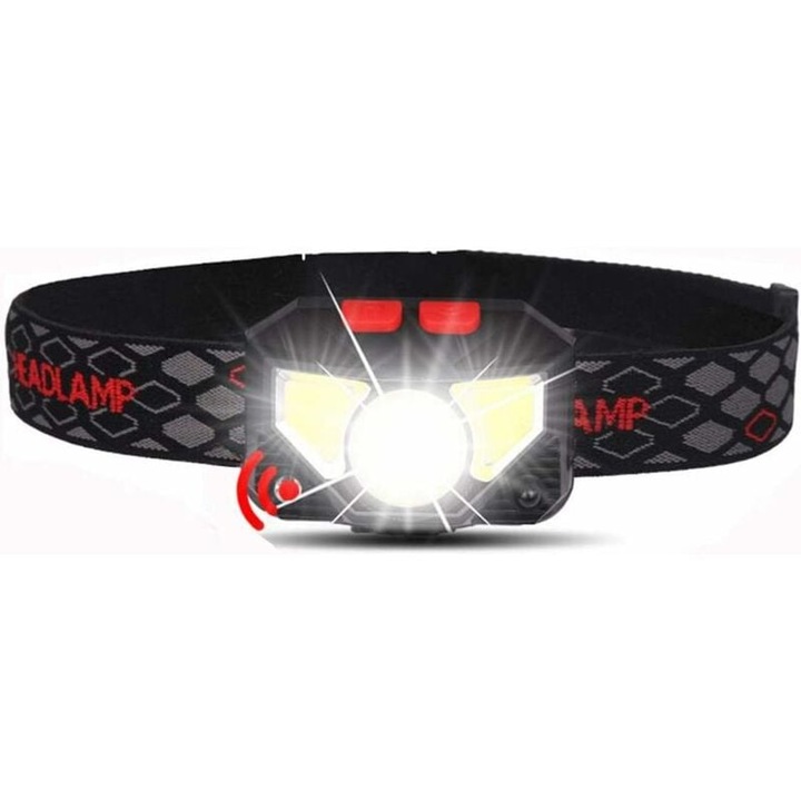 Lanterna compacta si portabila cu acumulator, LED super luminos, senzor de miscare, Enforose