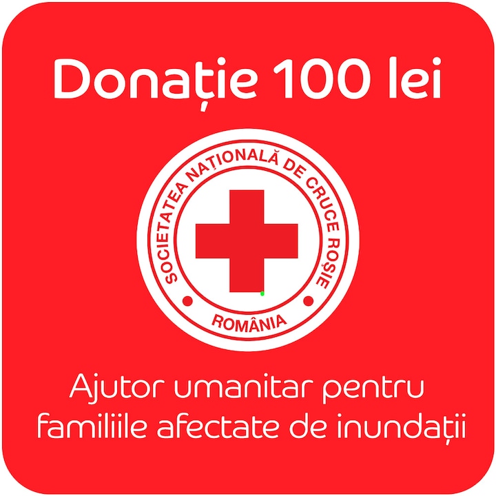 Donație 100 lei - Apel umanitar pentru inundatiile din Galati si Vaslui Crucea Roșie Română