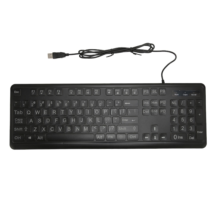 Tastatura pliabila din silicon Jormftte, 103 taste, impermeabila, silentioasa, albastra
