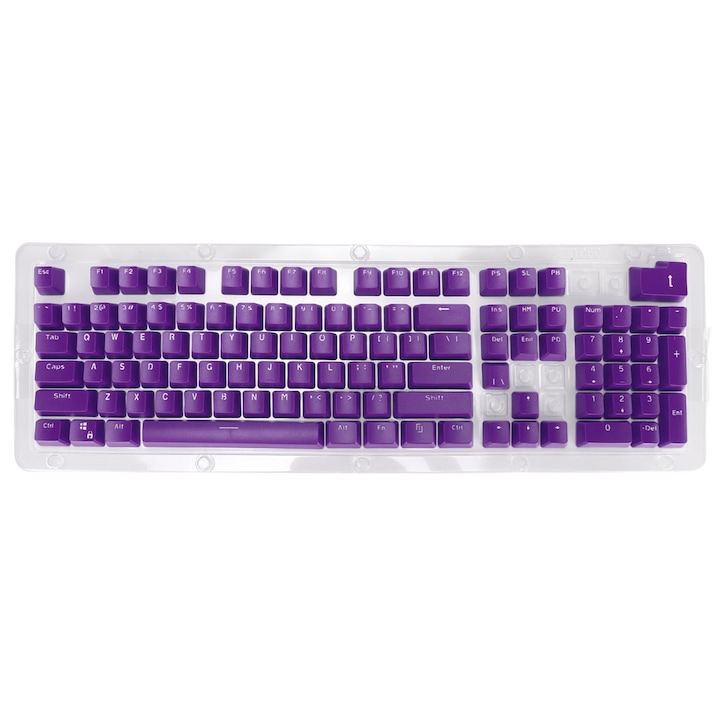 Tastatura cablata Jormftte 87 taste USB, design ergonomic, baza din cauciuc natural, pentru birou