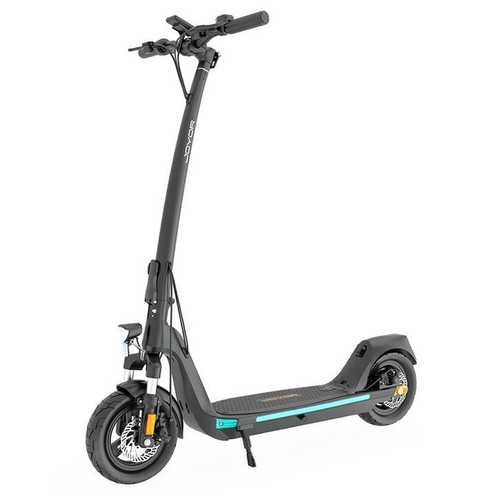 Trotineta electrica JOYOR C10, motor 500W, baterie 48V 10.4Ah, viteza maxima 45km/h, roata 10 inch, design pliabil