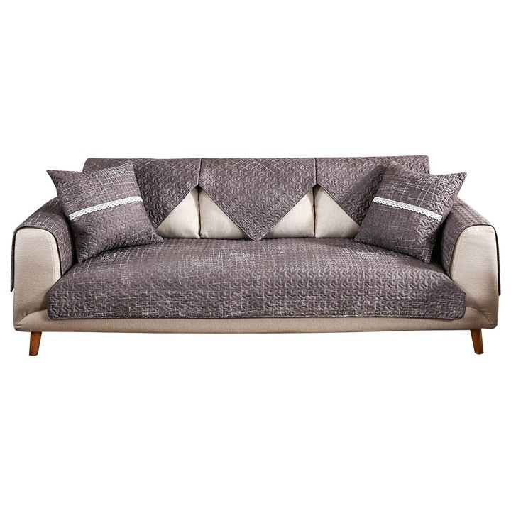 Kanapé huzat, Jormftte, sötétszürke, 50x50cm