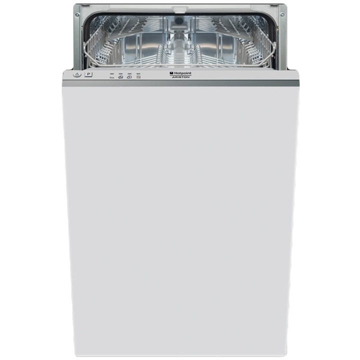 Masina de spalat vase incorporabila Hotpoint LSTB 4B00, 10 Seturi, 4 Programe, Clasa A, 45 cm