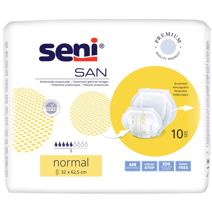 Absorbante pentru incontinenta San Seni Normal, 10 buc